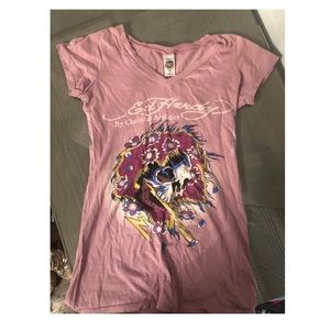 Ed hardy graphic tee